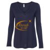 Women's Flowy Long Sleeve V-Neck Tee Thumbnail