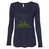 Women's Flowy Long Sleeve V-Neck Tee Thumbnail