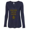 Women's Flowy Long Sleeve V-Neck Tee Thumbnail